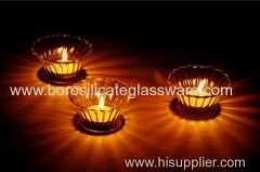 Romantic And Warm Glass Candle Holders