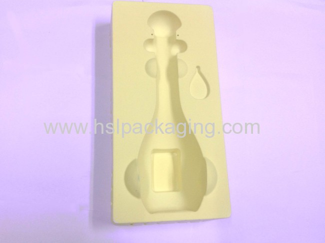 Clear plastic PS flocking tray for mobile packing