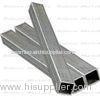 St37 , St52 Welded Galvanized Steel Square Tube ERW Cold Rolled , 1.0mm - 17.75mm