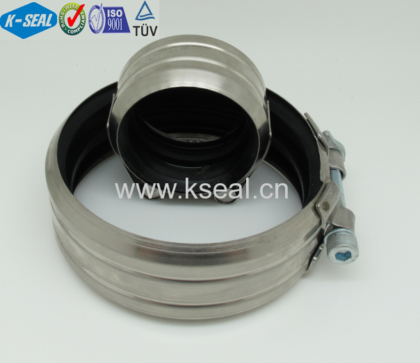 304 Stainless steel pipe coupling with EPDM Rubber