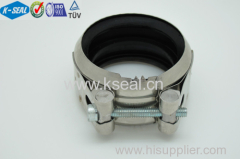 304 Stainless steel pipe coupling with EPDM Rubber KDN100