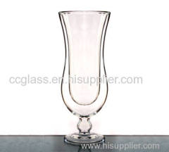 Nice Double Wall Hand Blown Champagne Glasses