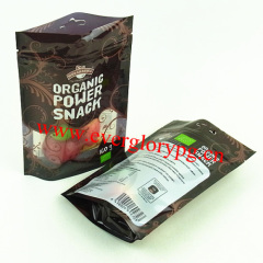 FOOD GRADE plastic stand up food packaging bag