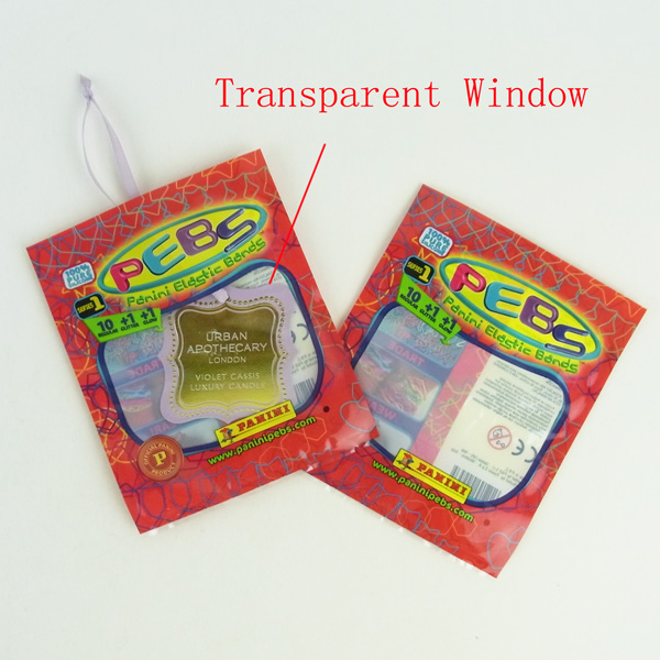 Custome vacuum back seal plastic bag