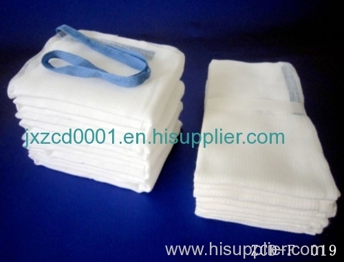 pre-washed or non sterile/non sterile with/without medical 100% cotton lap sponge