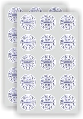 Custom Blue Dia 8mm Round Warranty Stickers,Mobile Cell Phone Tamper Evident Sticker,Blue Round Warranty Security Labels
