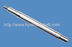 Pump coupling electric dc motor shaft