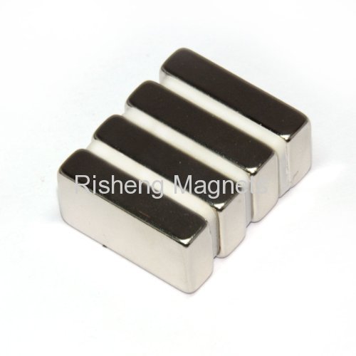 Super Strength Neodymium Block Magnets Manufacturer N42SH 50.8 x 12.7 x 6.35mm