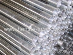 Hot dip galvanized electrical metallic tubing