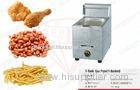 Stainless Steel Gas Deep Fryer , commercial gas fryers 5.5 KW