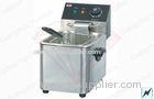 4l Stainless Steel Countertop Deep Fryer With Basket , 220 - 240V/50Hz