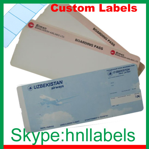 Thermal Boarding Tickets for Airlines