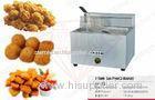 Counter Top Commercial Deep Fryer Gas With 2 Basket , 550x520x480mm