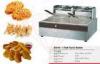 Professional CE Double Deep Fryer For Fast Food / French fries