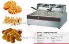 Professional CE Double Deep Fryer For Fast Food / French fries
