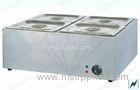 Countertop Electric Bain Marie With 4 Pan For Hotels, fast food