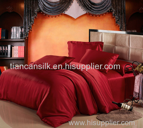 silk bedding set and silk bed linen