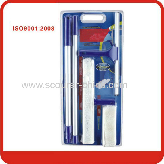 Vertical Telescopic Aluminum handle steel 4 pcs sets window cleaning