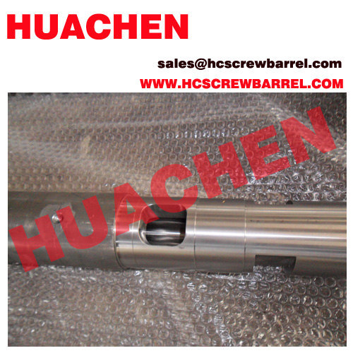 nitrided barrel and bimetallic screw of injection molding machines