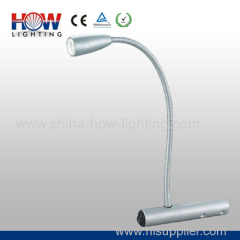 2013 New Aluminium Steel 1W 350mA High Power LED Reading Lamp For Bed