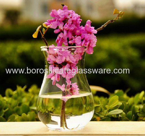 Fashionable And Simple High Transparent Glass Vase