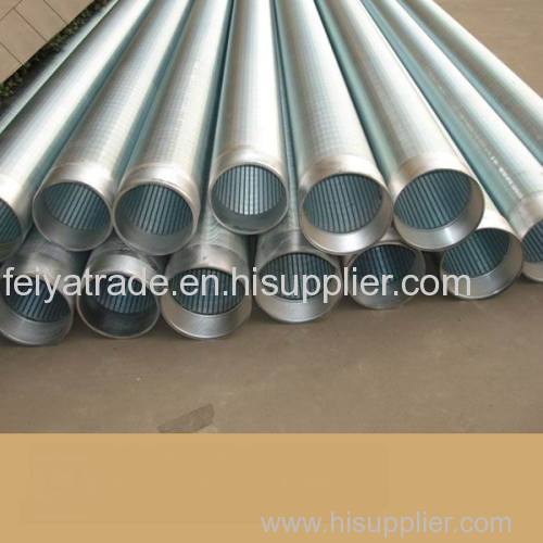 Low carbion galvanized well screen pipe