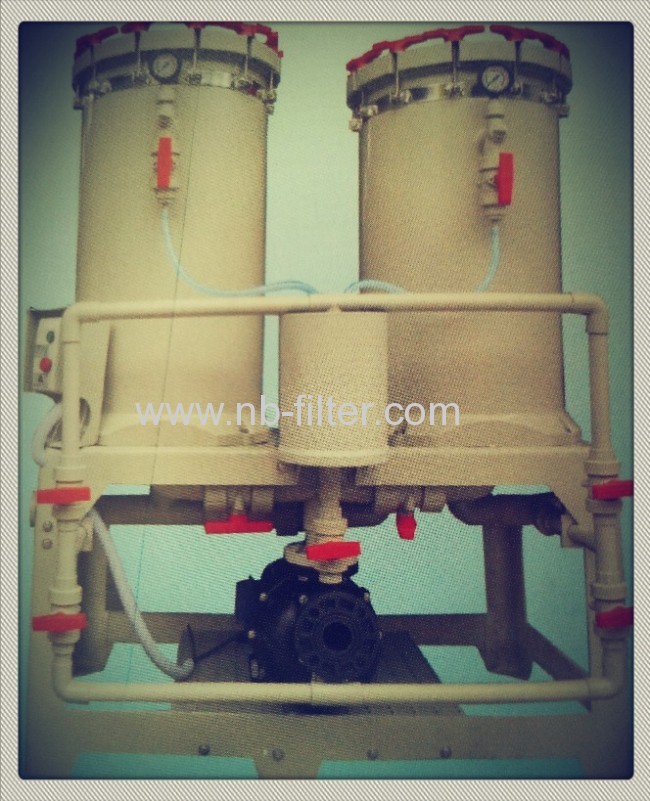 2013 Double Barrel Electroplating Filter