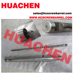 Bimetallic screw and bimetallic barrel for Battenfeld injection molding machine