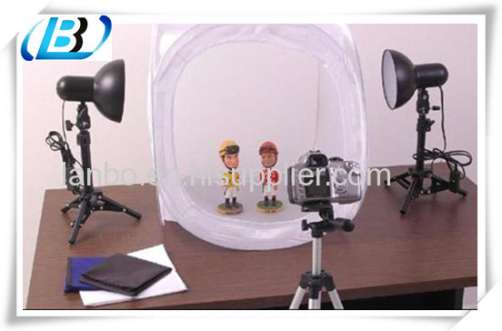 Square Perfect SP500 Platinum Photo Studio In A Box with 2 Light Tents & 4Backgrounds For Product Photography