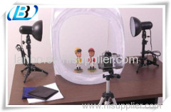Square Perfect SP500 Platinum Photo Studio In A Box with 2 Light Tents & 4Backgrounds For Product Photography