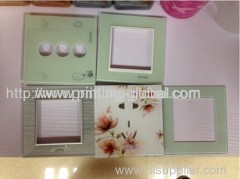 Hot stamping film for glass switch