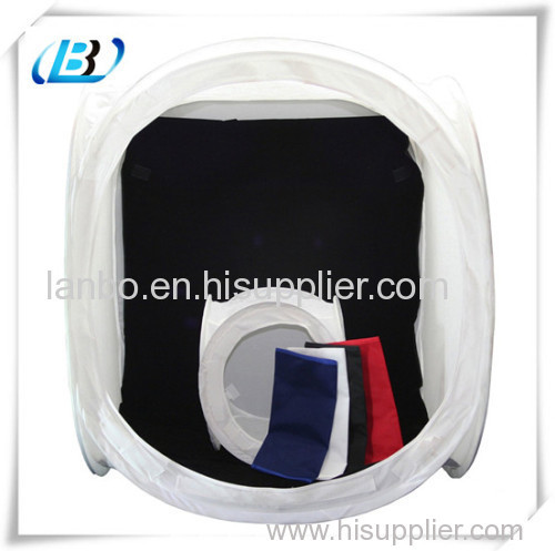 Light Tent Photo Cube Softbox with 4 Colored Backgrounds For Product Photography