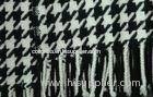 100% Lambs Wool Throw Blanket , Woollen Throw With Fringe Ends