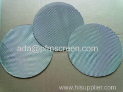 stainless steel woven mesh disc