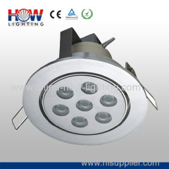 2013 New High Quality 7W 630LM Downlight LED with 7pcs CREE XP Chip