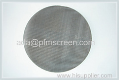 60 micron Metal Wire Filter Discs