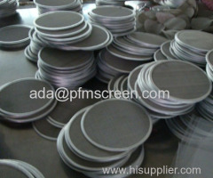 325mesh stainless steel filter discs