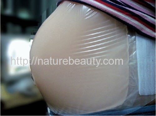 Realistic natural looking and real-touching pregnant belly