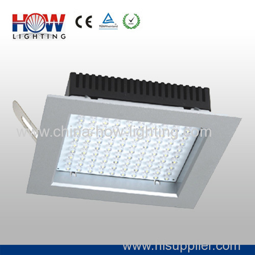 2013 Ningbo High Quality 8W ABS Square Led Downlight with 5mm Straw LED