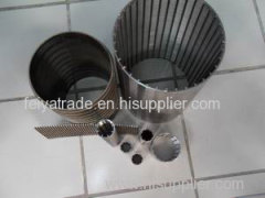 wire roller cylinder screen / Welded wedge wire oil well screens