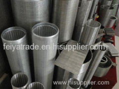 wire roller cylinder screen / Welded wedge wire oil well screens