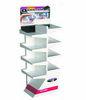Double Side Cardboard Display Shelf 4 Tier Woodfree / Ivory Board Paper Display Units
