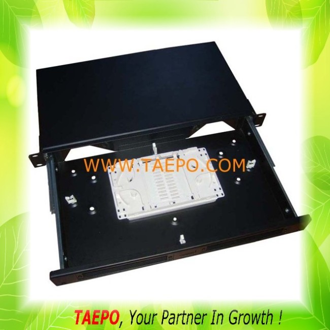 24F Fiber optic splice tray with snap-in cover