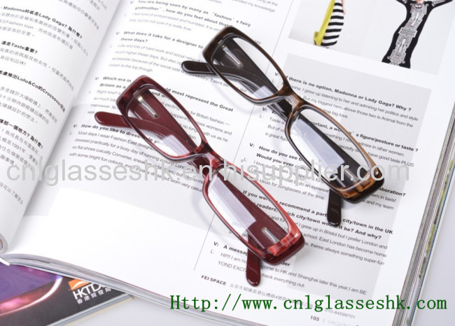 Custom designer eyeglasses frame factory, vintage eyegalsses frame with diamonds on arms