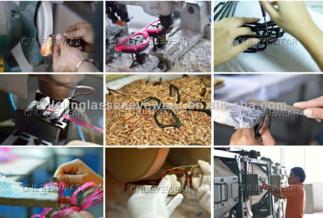Custom designer eyeglasses frame factory, vintage eyegalsses frame with diamonds on arms