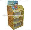 Customized Printed Cardboard Floor Displays For Clothing , Glossy / Matte Lamination
