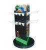 Point Of Sale Cardboard Hook Display Stands For Christmas Socks , Rotary Display Stand