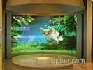 Indoor Curve Column Cylinder Full Color led screen P4 960HZ 1/16 duty for Advertisement