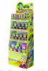 Easy-Assemble Cardboard Pop Candy Display Stands For Retail Store With Varnish