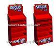 Art Paper / Ivory Board Paper 5 Tier Pos Candy Display Stands For Retail Store
